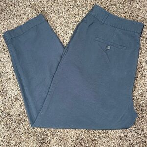 LOFT Outlet Blue/Gray Skinny Ankle Pants Women’s Size 12